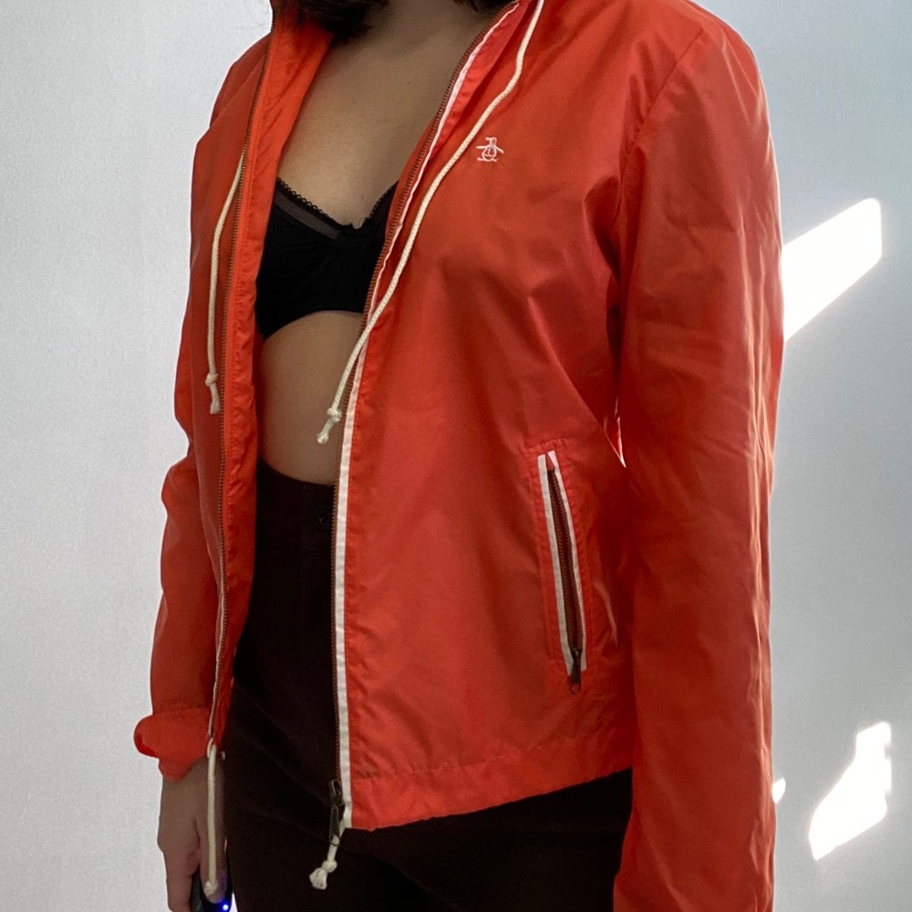 Vintage penguin rain jacket